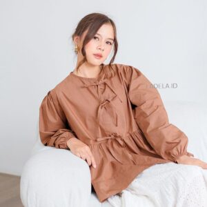 Celsi Shirt Korean Style Atasan Wanita Terbaru Katun Poplin