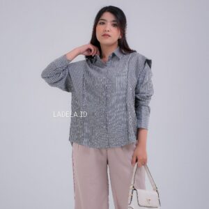 Selbi Shirt Atasan Kemeja Katun Poplin Import Terbaru